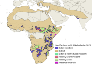 Lion Range as of 2023